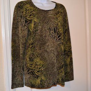 Chico's ladies top Size 1 this is size 10